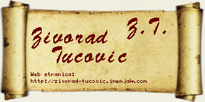 Živorad Tucović vizit kartica